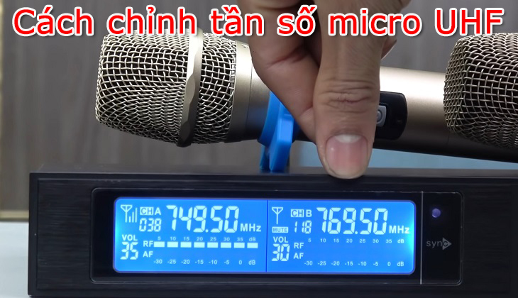 Cách Chỉnh Micro Không Dây UHF đơn giản, hiệu quả!
