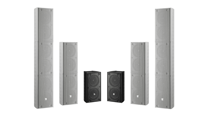 Loa cột TOA TZ-406W AS có khả năng phân vùng, tối ưu cho các tòa nhà cao tầng