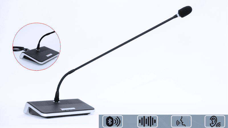 Micro đại biểu Pedro CLINE-9000R phổ biến nhờ giá thành rẻ mà cho ra chất âm hiệu quả với khoảng cách từ 30-60cm Micro đại biểu Pedro CLINE-9000R phổ biến nhờ giá thành rẻ mà cho ra chất âm hiệu quả với khoảng cách từ 30-60cm