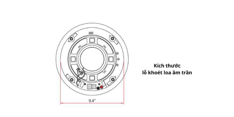 Kích thước lỗ khoét trần Kích thước lỗ khoét trần